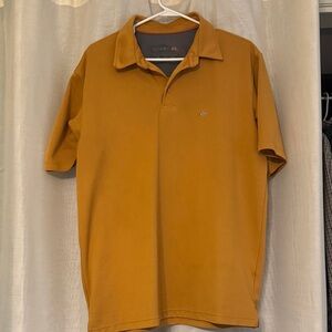 Quiksilver Men's Mustard Polo Shirt